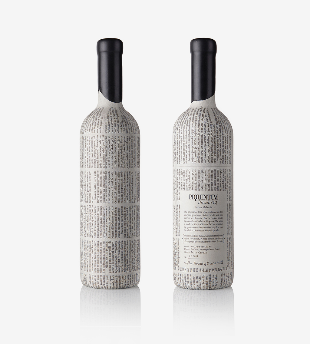 Brazda, Dimitri Brečević, Glas Istre, Piquentum, Sonda, vino, Studio Sonda, Hrvatska, dizajn