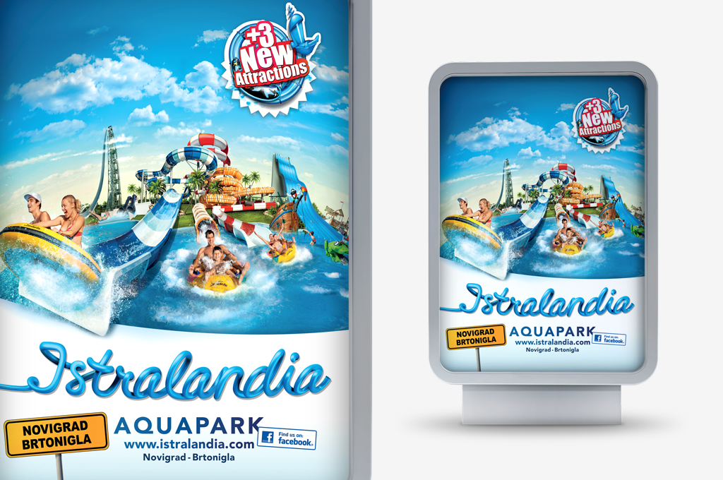 Aquapark, Dizajn, Hrvatska, Hrvatski dizajn, Istra, Istralandia, Mirna, rijeka, Sonda, Studio Sonda, vizualni identitet, Poreč, Vižinada