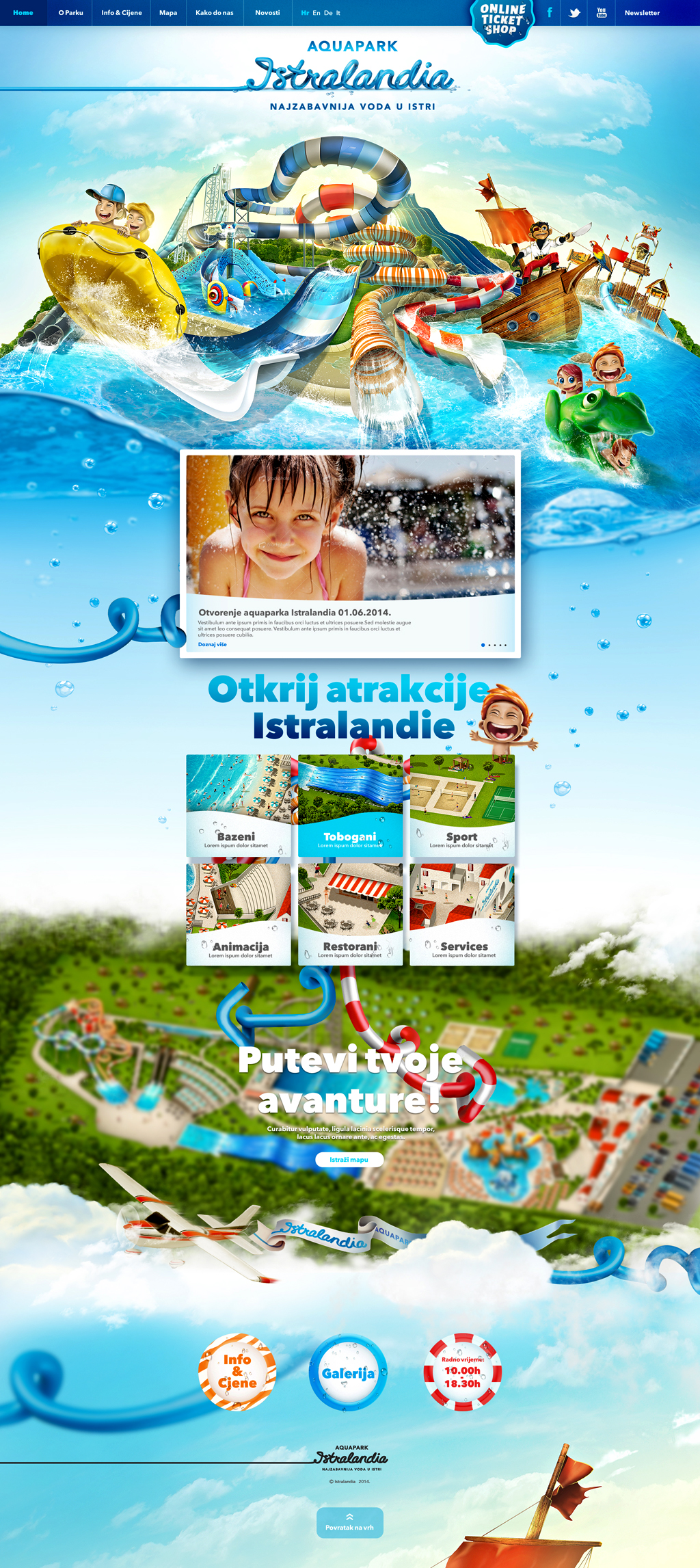 Aquapark, Dizajn, Hrvatska, Hrvatski dizajn, Istra, Istralandia, Mirna, rijeka, Sonda, Studio Sonda, vizualni identitet, Poreč, Vižinada